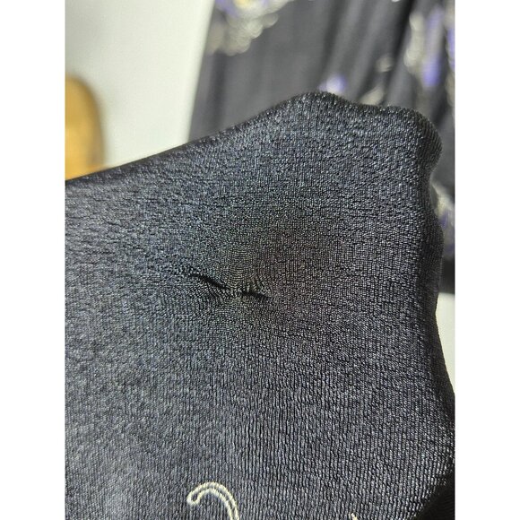 Mystical Dragon Print Maxi Dress in Black with Lavender Motifs - Picture 3 of 9